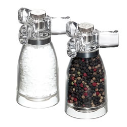 Acrylic Spinner Salt & Pepper Grinder